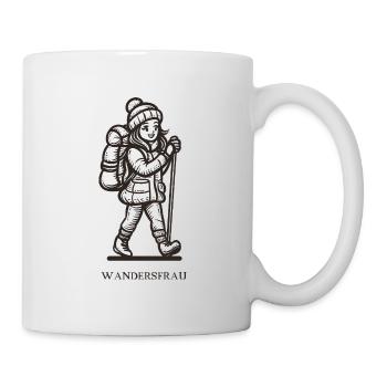 Femme vagabonde - Mug blanc - blanc - Droite