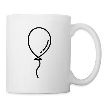 Luftballon - Tasse - Weiß - Rechts
