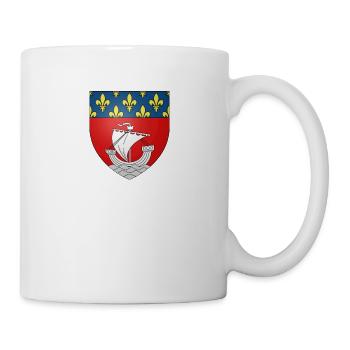Blason paris - Mug blanc - blanc - Droite