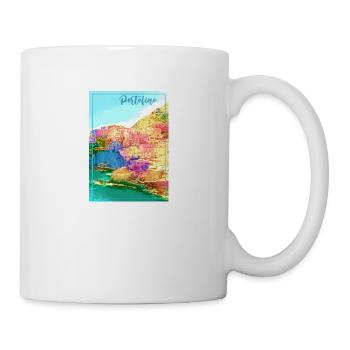 Portofino,italy,port,sea,landscape,italy - Mug - white - Right