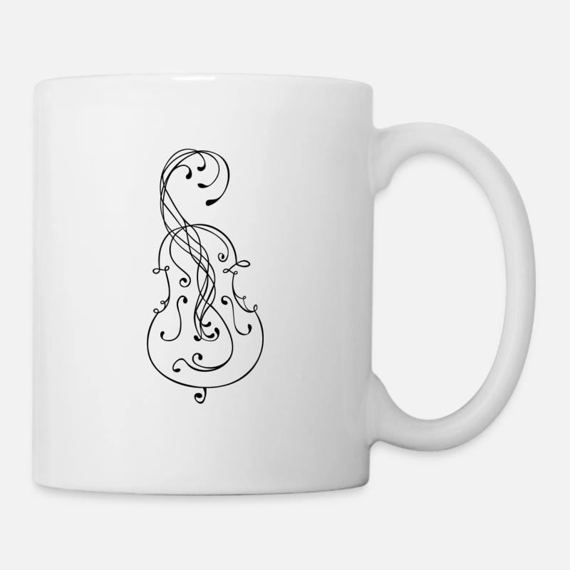 Cello - Tasse - Weiß