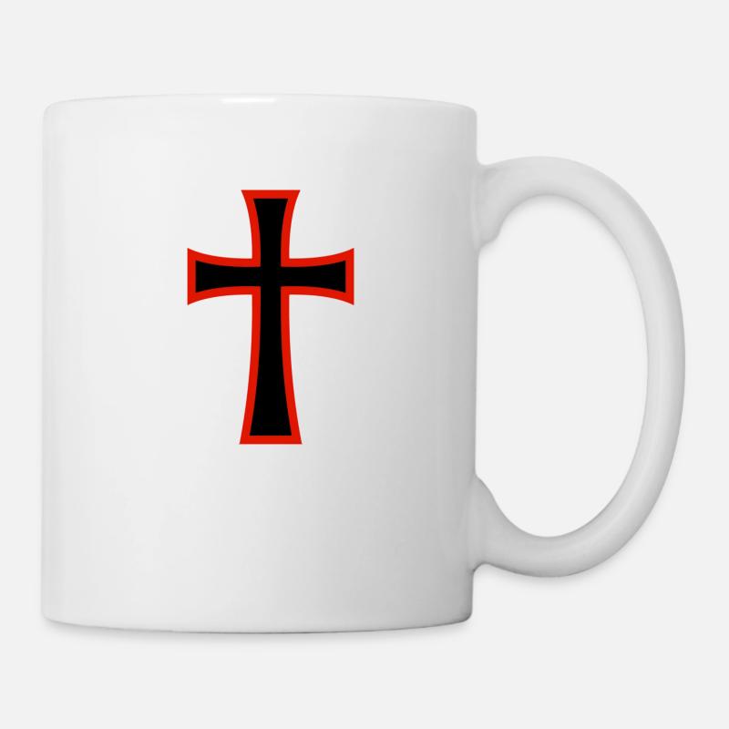 Keltisches Kreuz - Tasse - Weiß