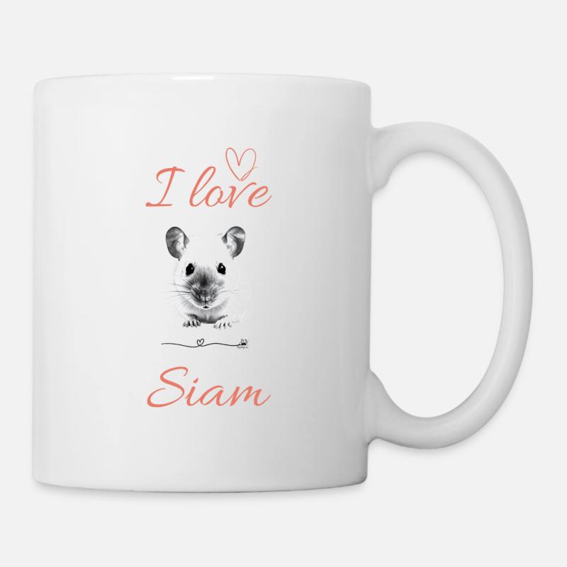 I Love Siam - Tasse - Weiß
