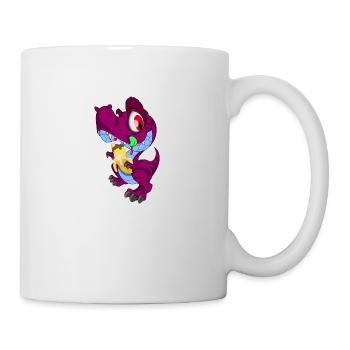 cute dino with banana ice cream | Ice cream lover - Mug - white - Right