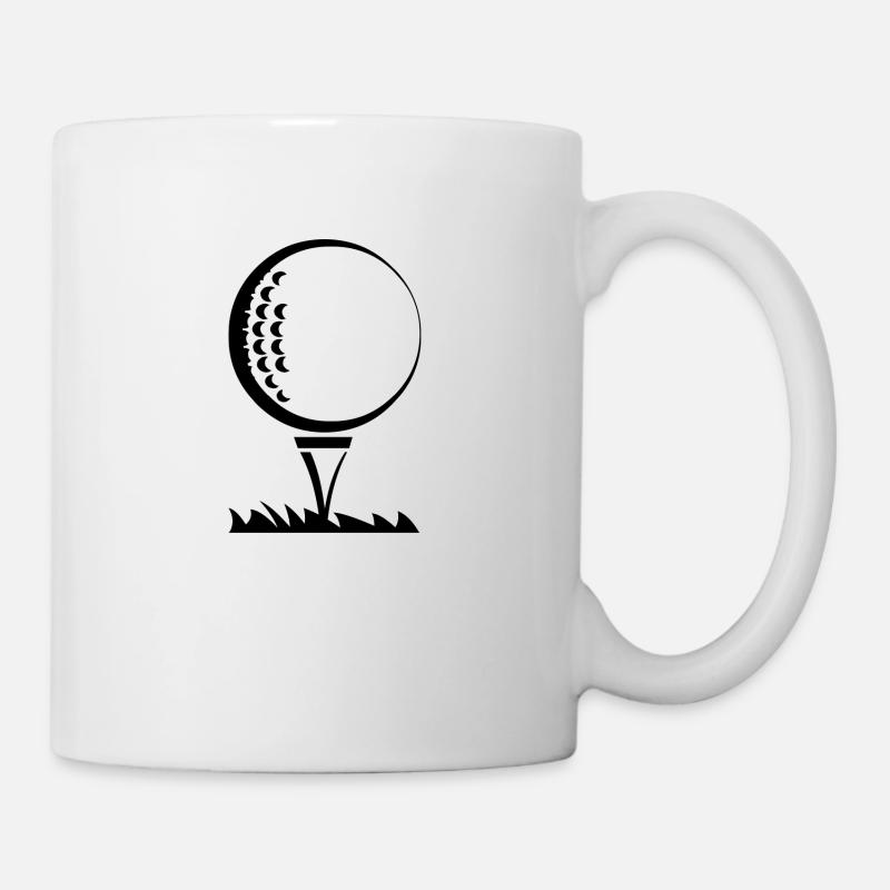 Golfball - Tasse - Weiß
