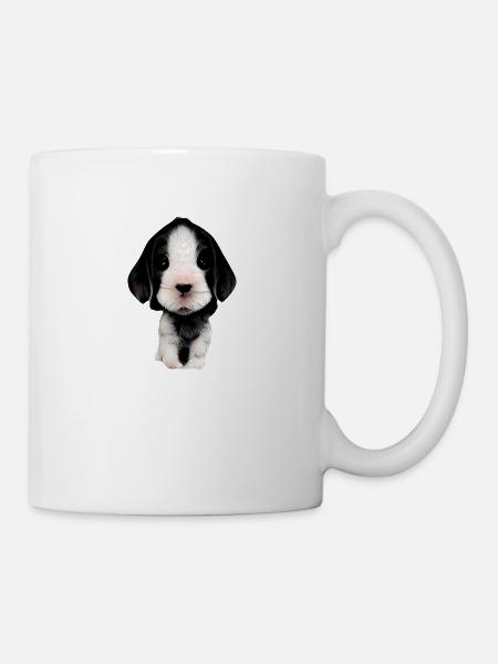 Welpen Gesicht - Tasse - Weiß