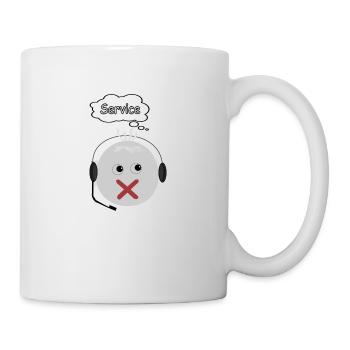 Servicegedanke - Tasse - Weiß - Rechts