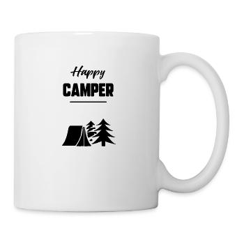 Happy camper - Mug blanc - blanc - Droite