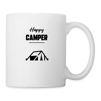 Happy camper - Mug blanc - blanc - Droite