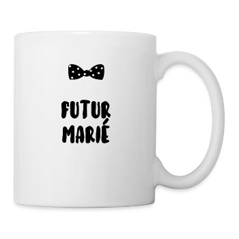 Futur marié - Mug blanc - blanc - Droite