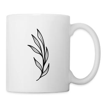 fleur sauvage simple - Mug blanc - blanc - Droite