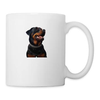 Rottweiler Dog - Mug blanc - blanc - Droite