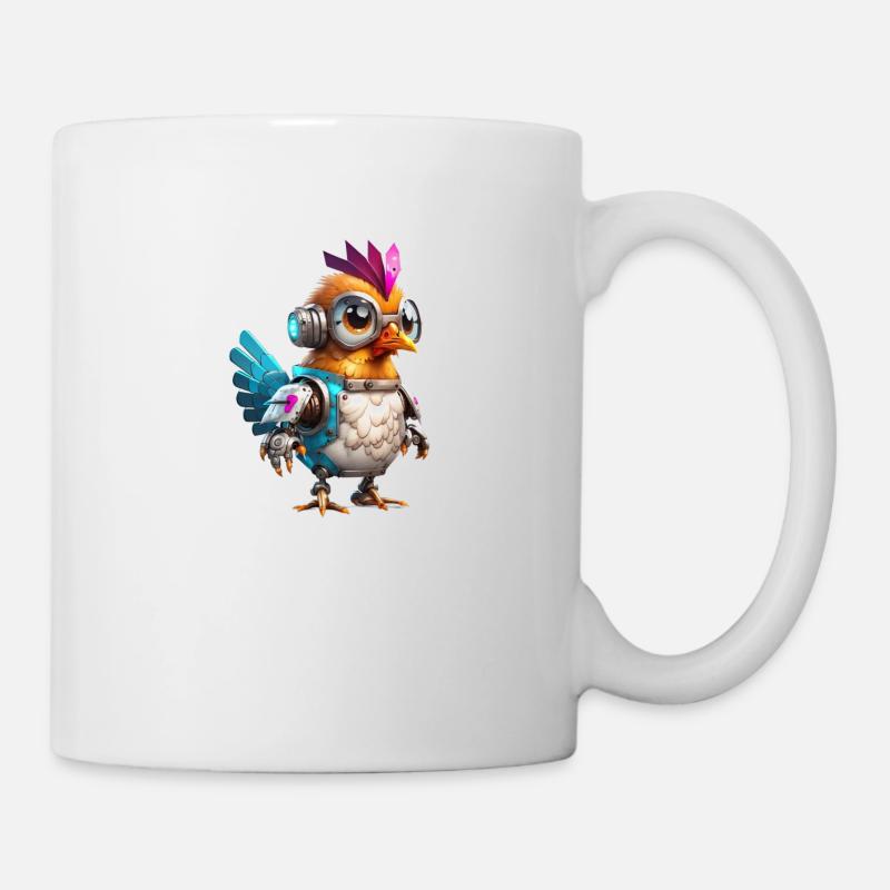 Poulet Robo - Mug blanc - blanc