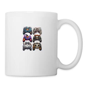 Funny Halloween Gaming Controller Set - Mug - white - Right
