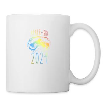 Apres Ski 2024 Berge Bunt - Tasse - Weiß - Rechts