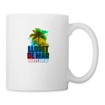 Lloret De Mar Party Crew Bunt - Tasse - Weiß - Rechts