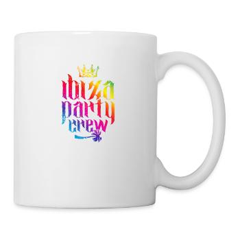 ibiza party crew bunt - Tasse - Weiß - Rechts