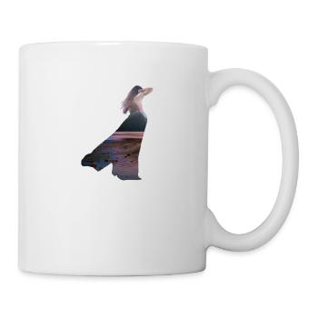 Frau mit Kleid - Tasse - Weiß - Rechts
