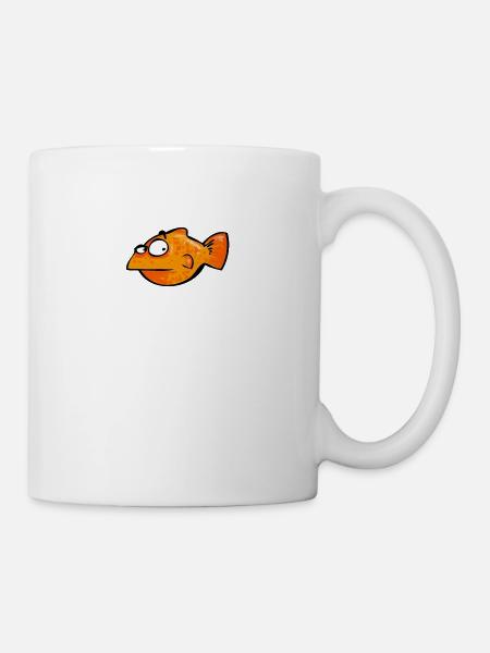 Fisch! - Tasse - Weiß