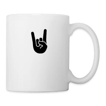 hand rock - Mug - white - Right