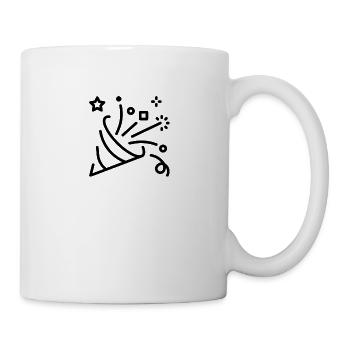 Confetti cannons - Mug - white - Right