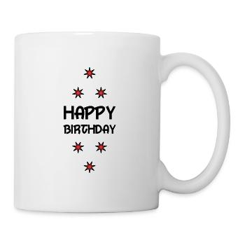 JAHRESTAG. ALLES GUTE ZUM GEBURTSTAG!. ALLES GUTE ZUM GEBURTSTAG!. - Tasse - Weiß - Rechts