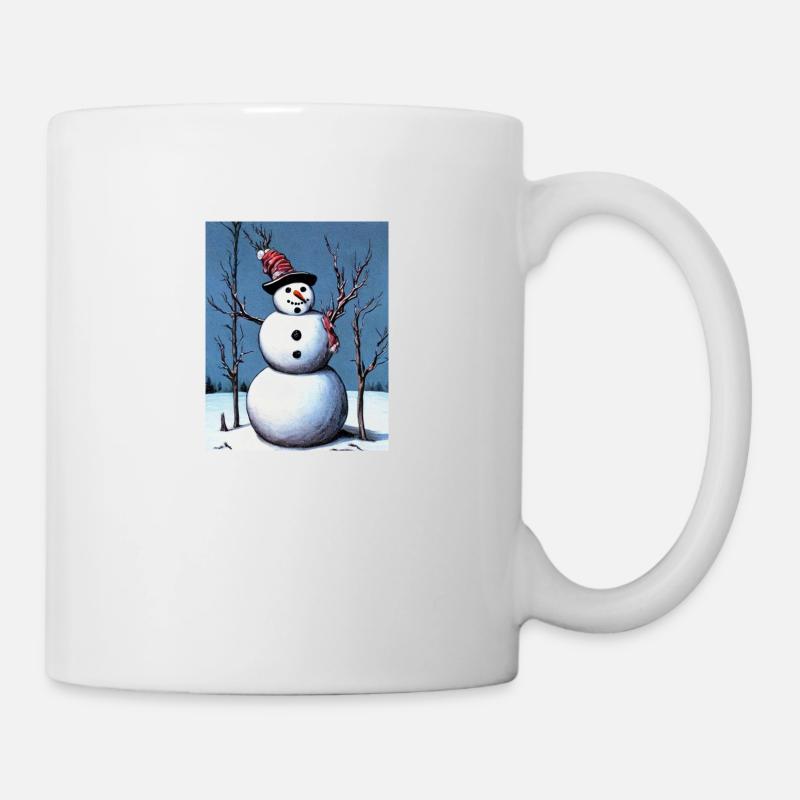 Schneemann - Tasse - Weiß