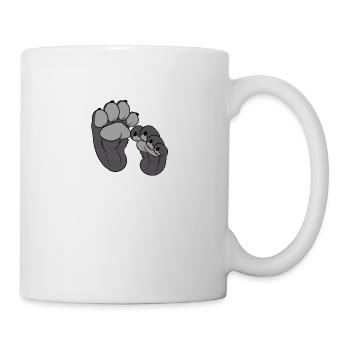 Grey Paws - Tasse - Weiß - Rechts