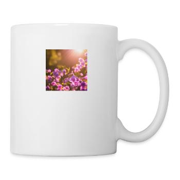 Fleurs au printemps - Mug blanc - blanc - Droite