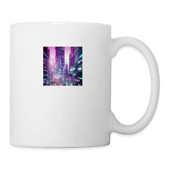 City of AI - Tasse - Weiß - Rechts