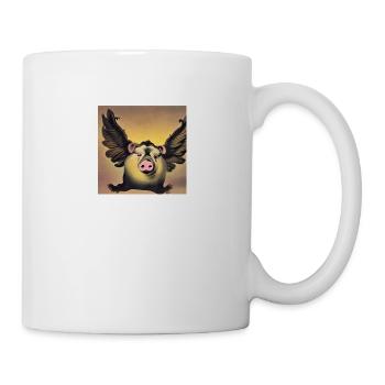 Flying pig - Mug - white - Right