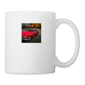Auto Oldtimer classic car - Tasse - Weiß - Rechts