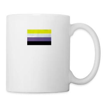 Nonbinary Pride Flag - Mug - white - Right