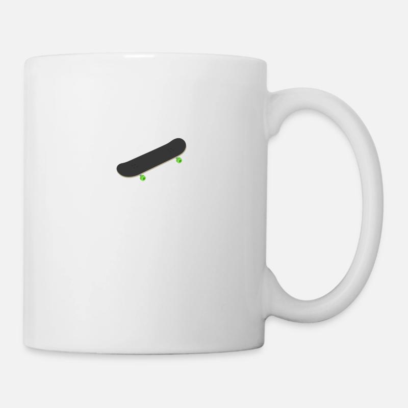skateboard - Tasse - Weiß
