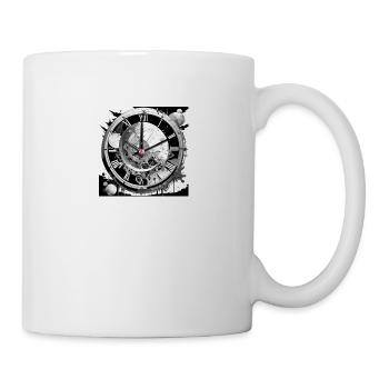 Uhr der Pfad zur Zeit - Tasse - Weiß - Rechts