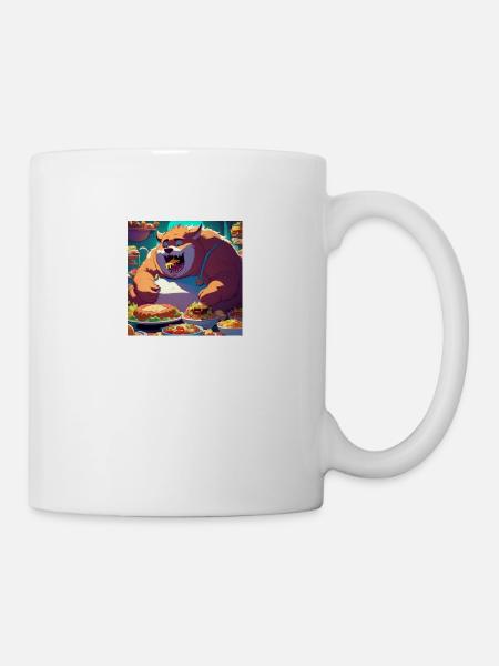 Essen macht Glücklich - Tasse - Weiß