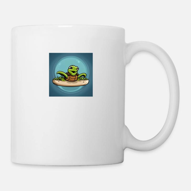 schildkröte - Tasse - Weiß