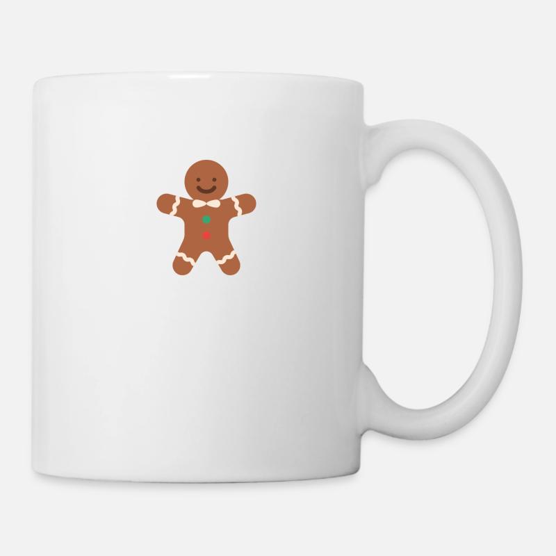 Lebkuchenmann - Tasse - Weiß