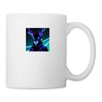 Elektrische Rentierfusion - Tasse - Weiß - Rechts