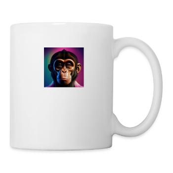 Frecher Affe - Tasse - Weiß - Rechts