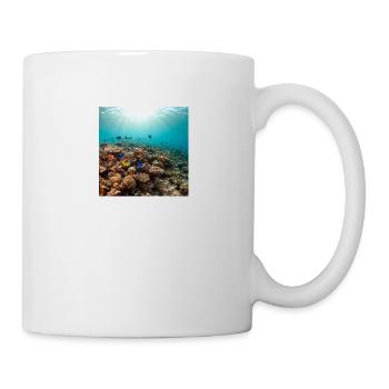 Récif corallien - Mug blanc - blanc - Droite
