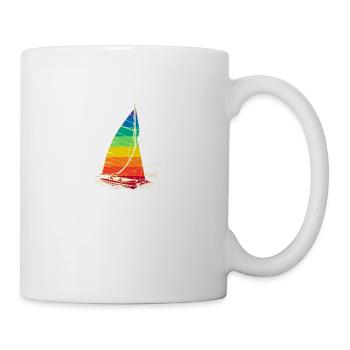 Catamaran RAINBOW SAILING - Mug - white - Right