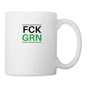 FCK Green - Mug blanc - blanc - Droite