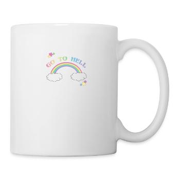 Go To Hell Rainbow - Mug - white - Right