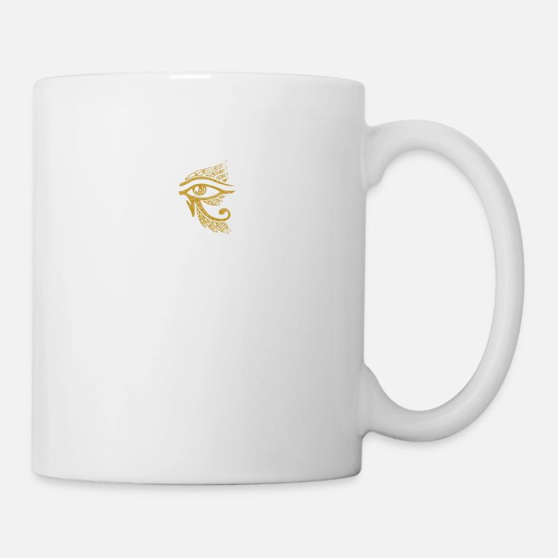 Auge des Horus - Tasse - Weiß