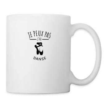 je peux pas j’ai danse classique humour danseuse - Mug blanc - blanc - Droite