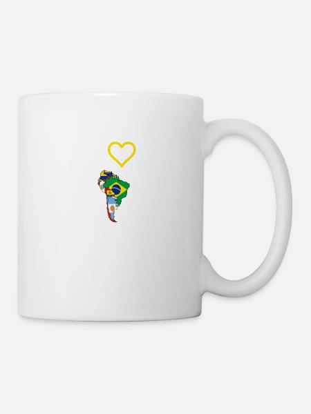 L'amour de l'Amérique du Sud - Mug blanc - blanc