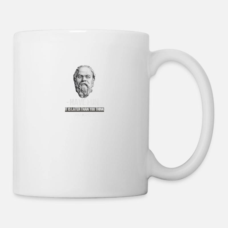 Socrate citation du philosophe grec Philosophie - Mug blanc - blanc