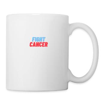 FIGHT CANCER - Mug blanc - blanc - Droite
