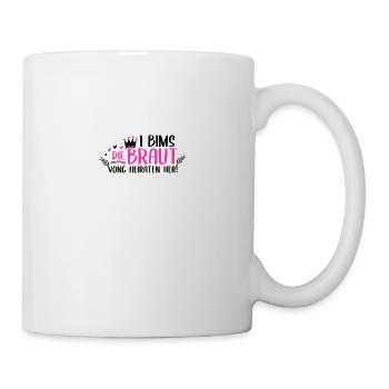 Braut JGA I Bims - Tasse - Weiß - Rechts